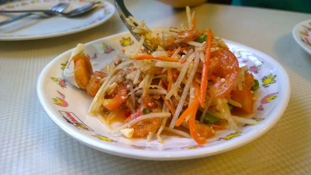 som tum, the best thai food